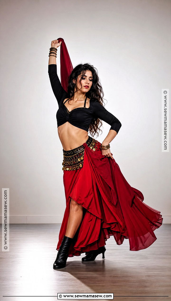 Ojos As Shakira Costume With Red Skirt - 35 shakira costume ideas