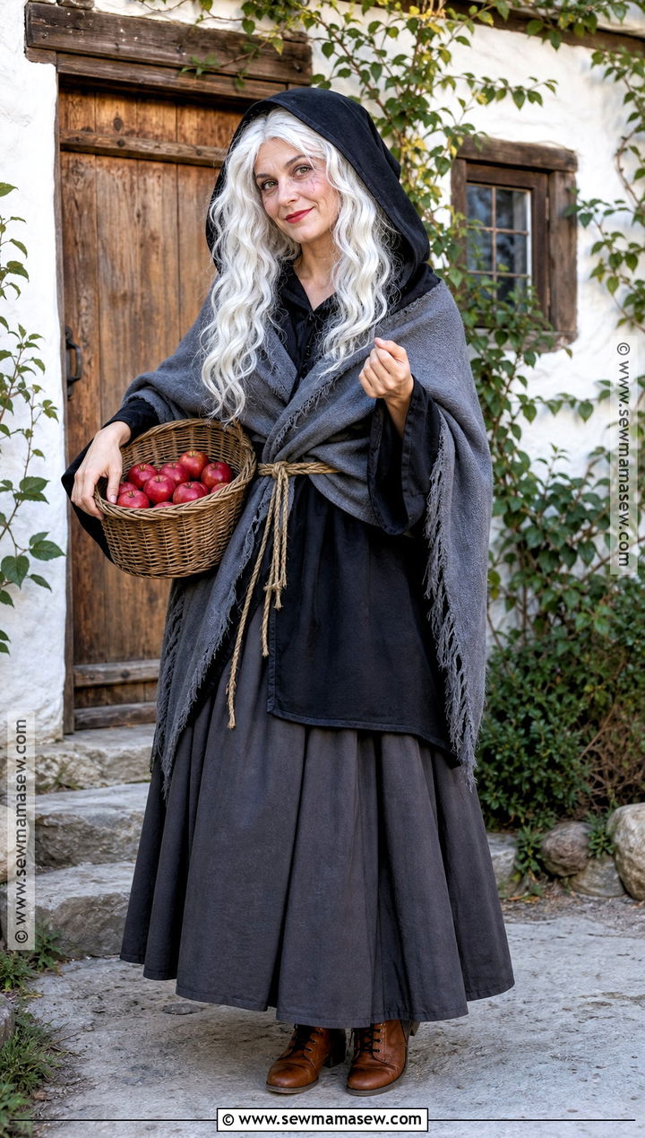 Old Hag Costume With Hooded Robe - 30 Disney Villain Costumes for Women