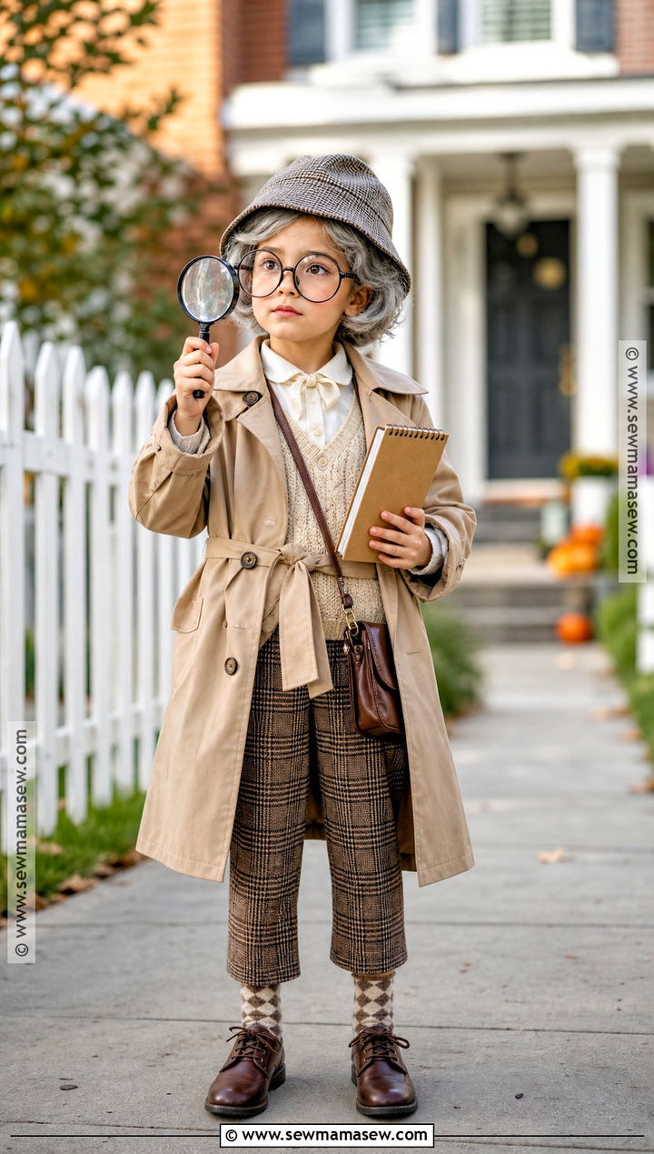 Old Lady Detective Costume - 30 old lady costume ideas for kids