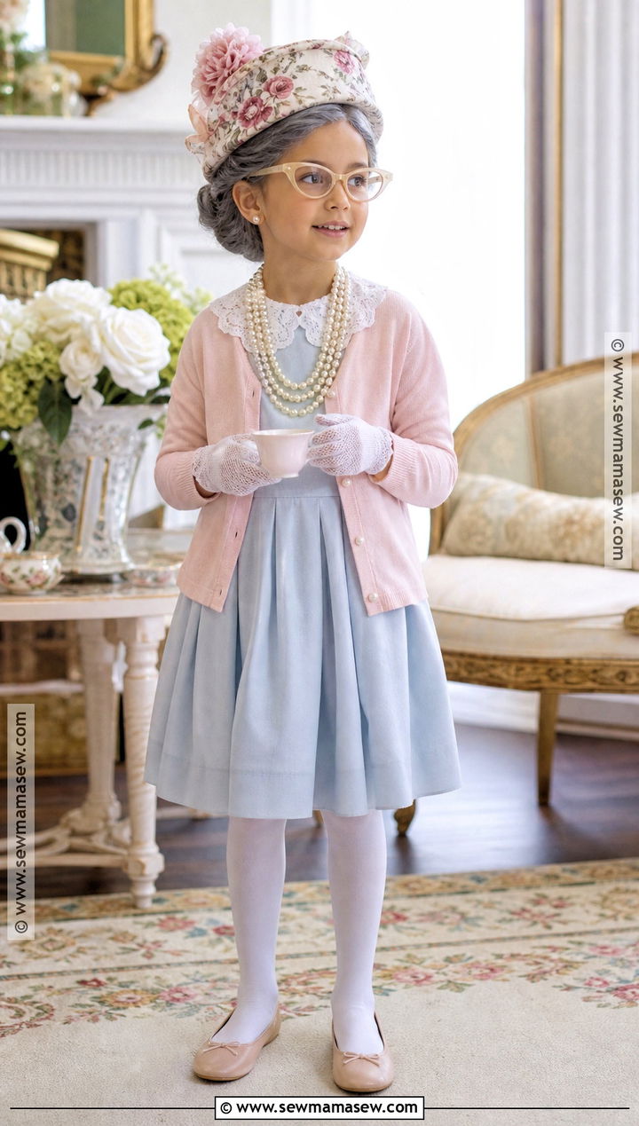 Old Lady Tea Party Costume - 30 old lady costume ideas for kids