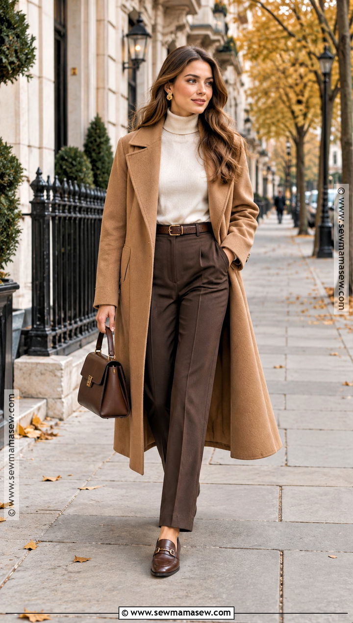 Old Money Camel Coat Outfit - 15 fall old money outfits 2026