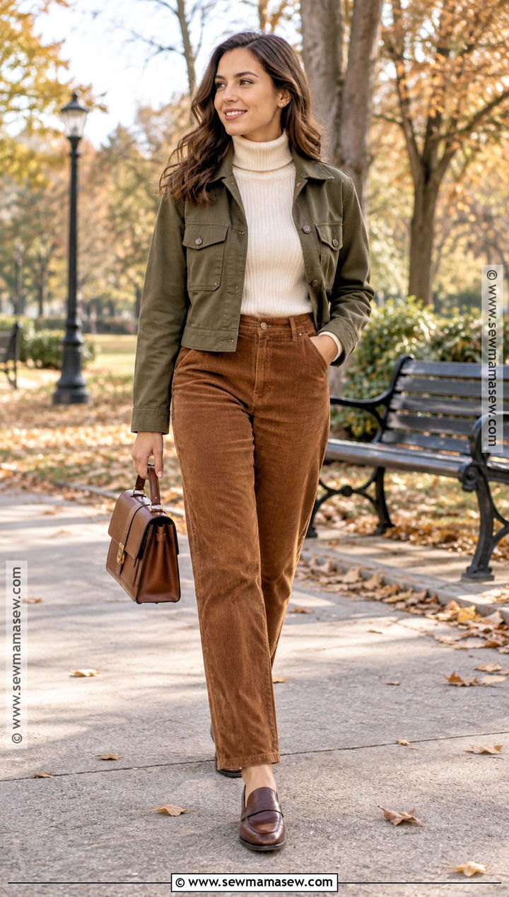 Old Navy Turtleneck And Corduroy Pants Outfit - 15 old navy fall clothes