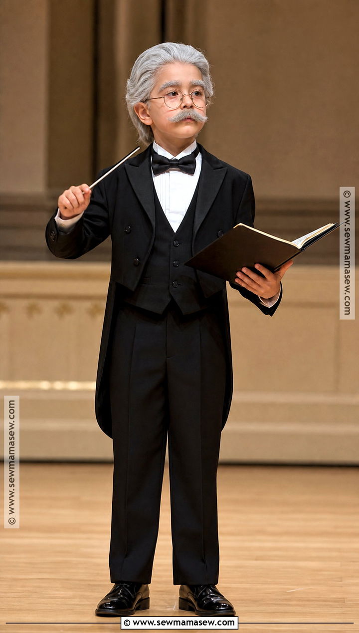 Old Orchestra Conductor Costume - 30 old man costume ideas for kids