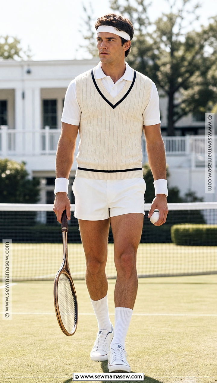 Old School Tennis Player Costume - 30 easy guy halloween costumes