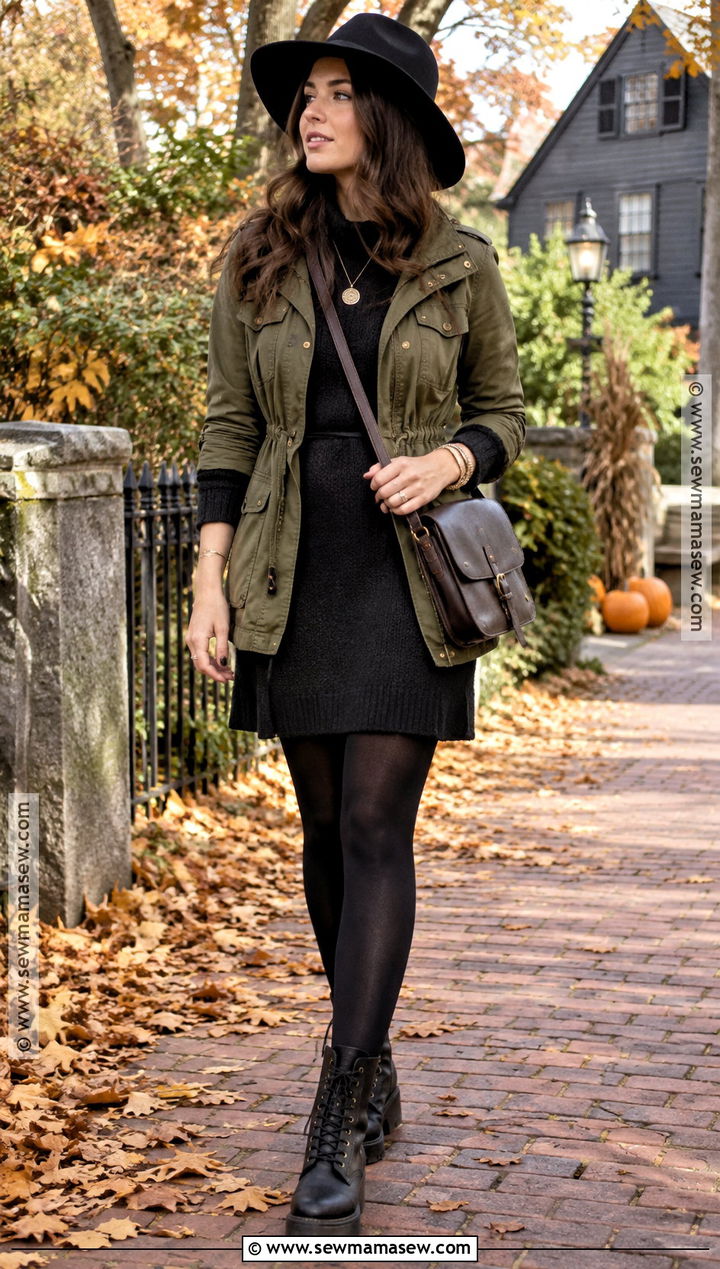 Olive Jacket Salem Witch Outfit - 20 salem outfits fall witch