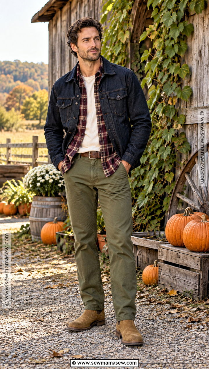 Olive Pants Pumpkin Patch Outfit - 25 pumpkin patch outfit ideas for men