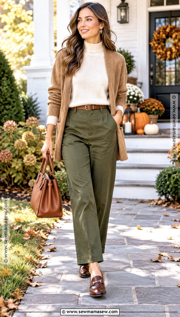 Olive Pants Thanksgiving Outfit - 15 Thanksgiving Pants Outfit