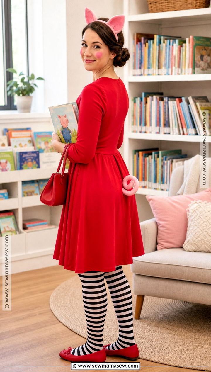 Olivia Costume - 30 easy book character costumes for teachers
