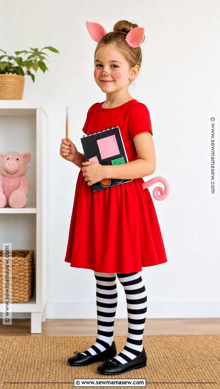 Olivia The Pig Costume - 30 easy storybook character costumes