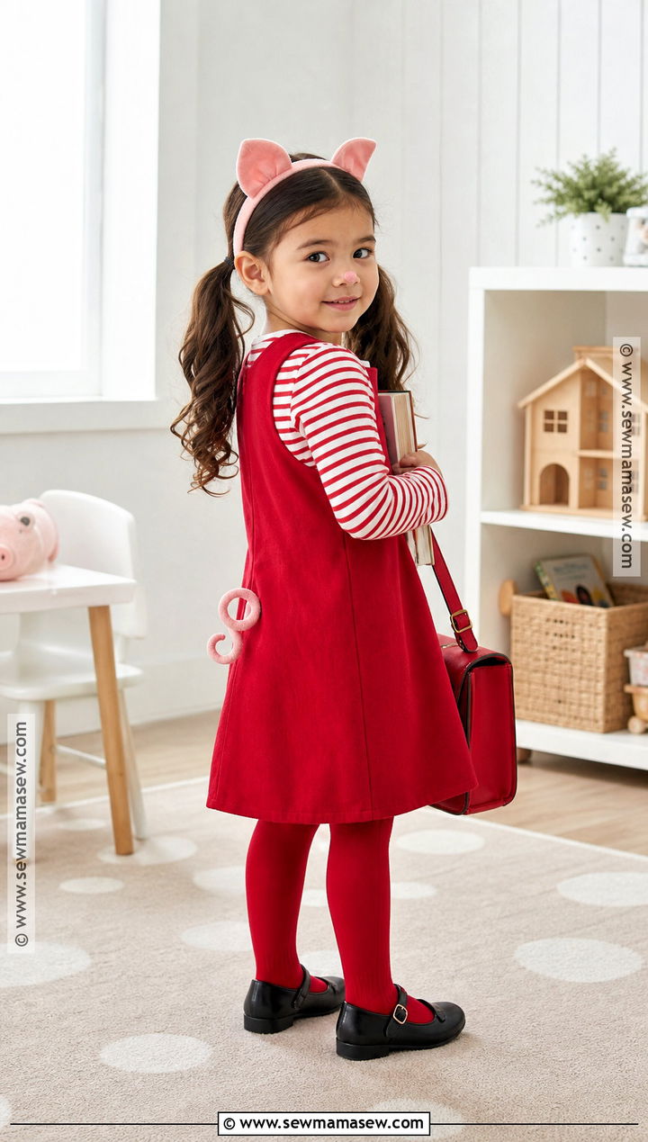 Olivia The Pig Costume - 35 book characters costumes