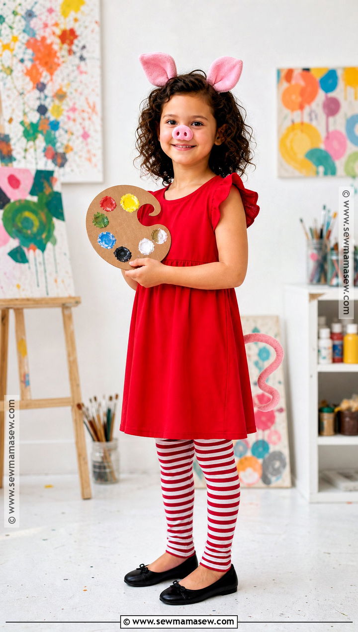 Olivia The Pig Costume - 35 kids book character costumes