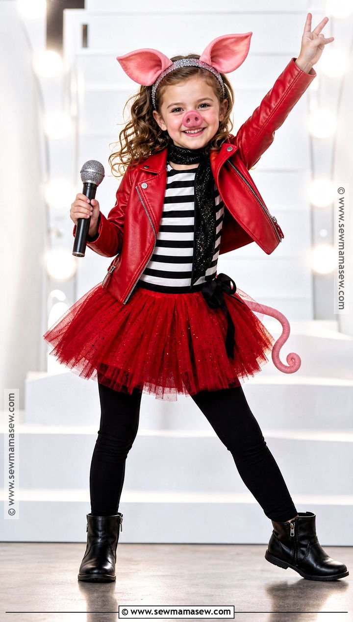Olivia The Pig Rock Star Costume - 30 olivia the pig costume ideas
