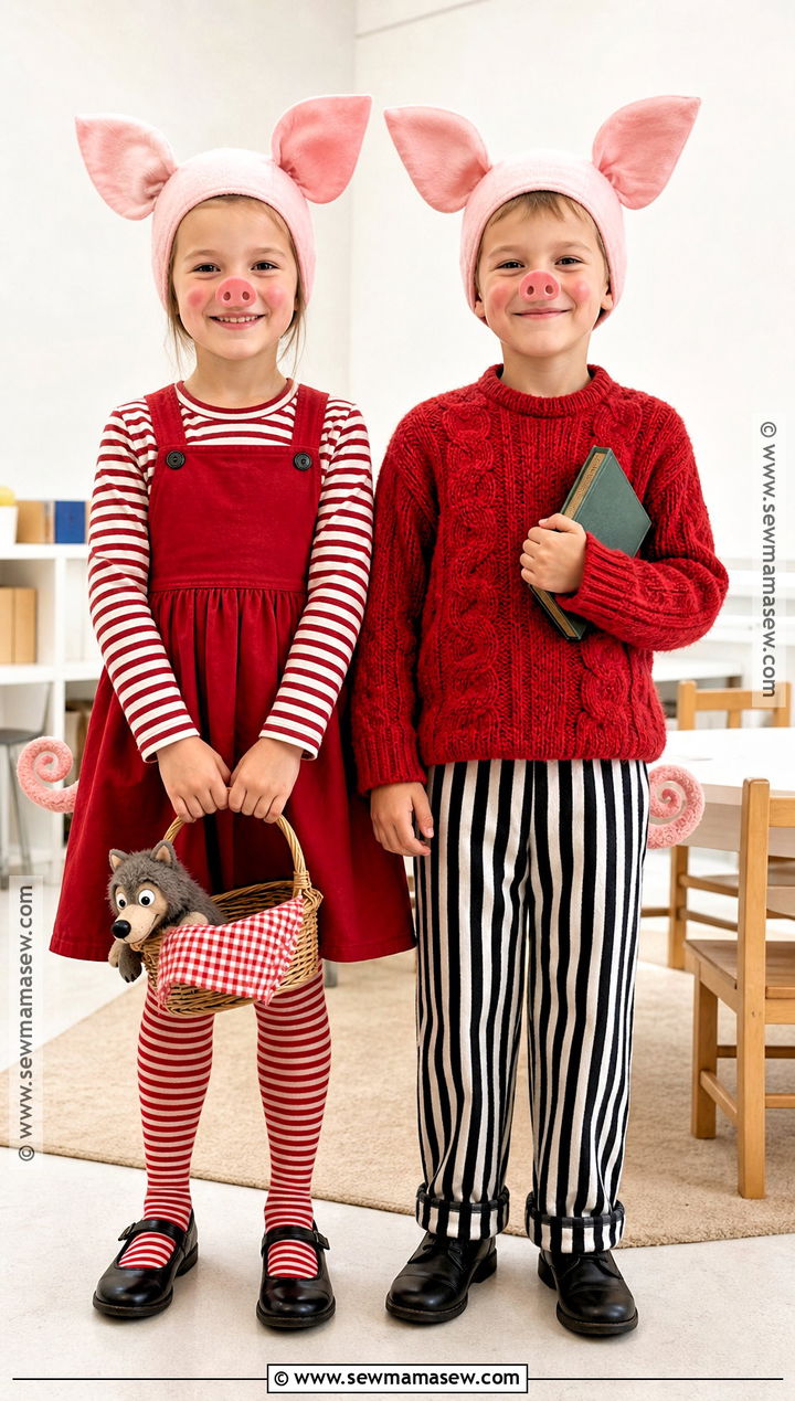 Olivia The Pig Sibling Costume - 30 olivia the pig costume ideas