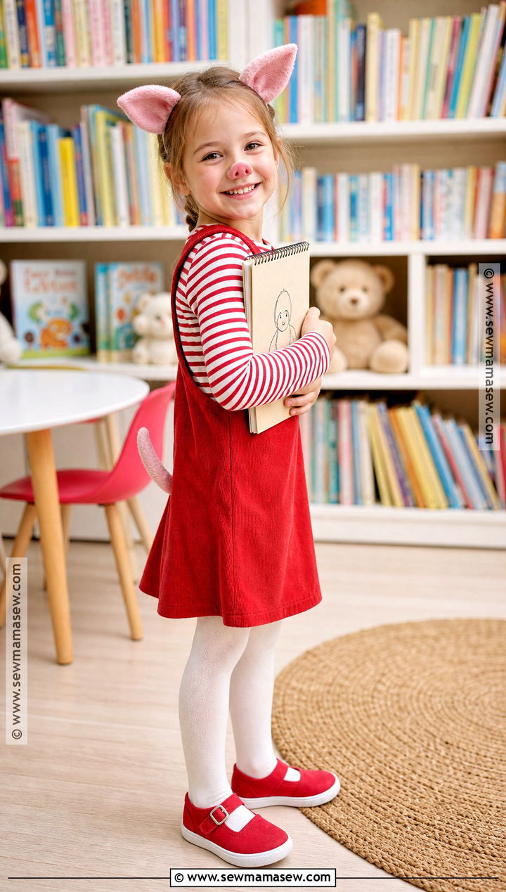Olivia the Pig Book Character Costume - 30 characters to dress up as for school ideas
