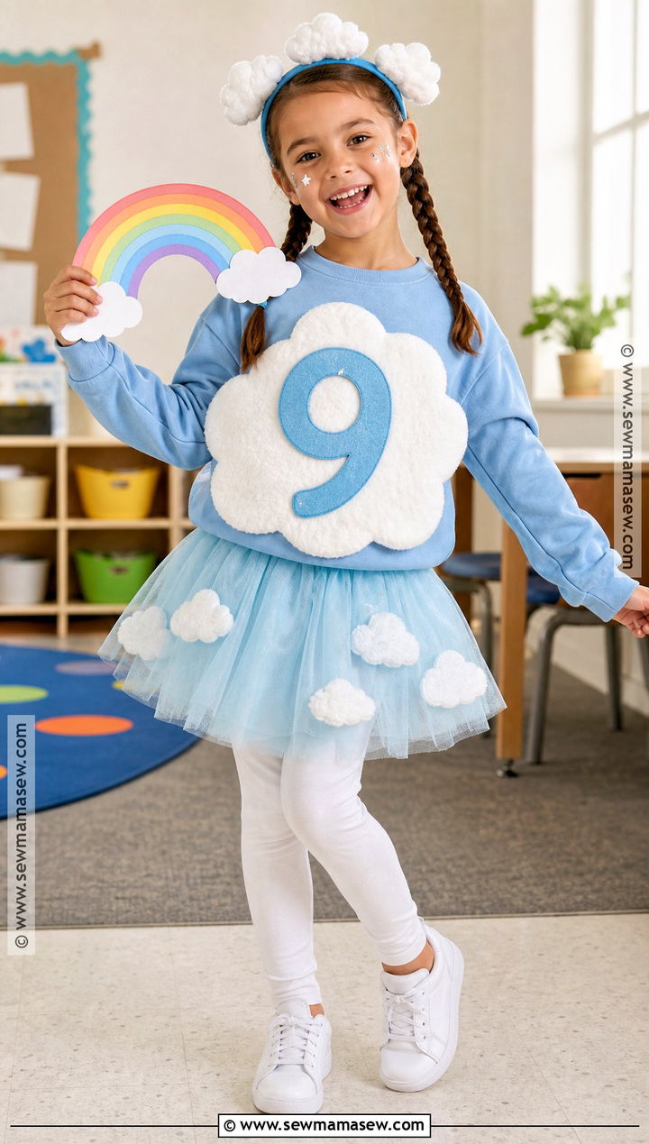 On Cloud Nine Idiom Costume - 35 idiom costumes for school