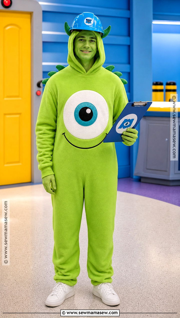 One Eyed Green Monster Costume - 35 green halloween costumes