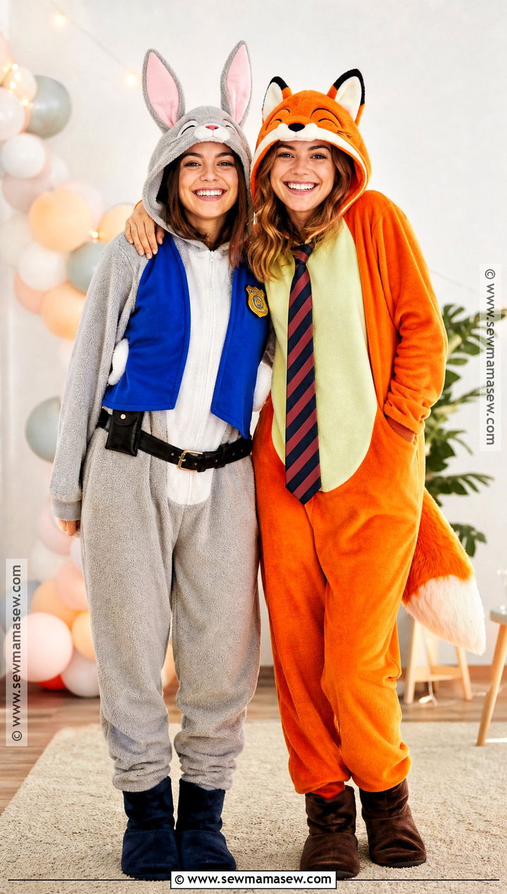 Onesie Nick Wilde And Judy Hopps Costume - 30 nick wilde and judy hopps costume ideas