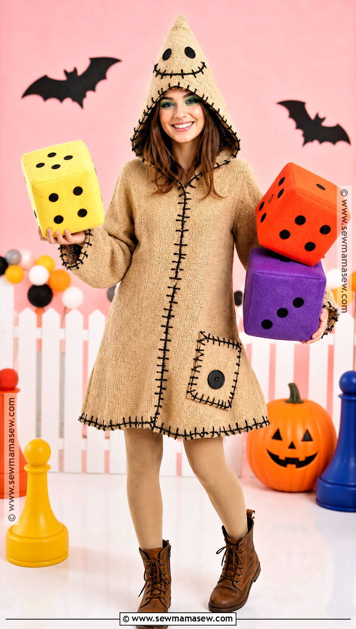 Oogie Boogie Costume With Burlap Dress - 30 Disney Villain Costumes for Women