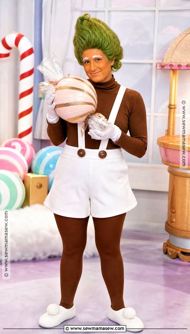 Oompa Loompa Costume With Green Hair - 30 green hair costume ideas