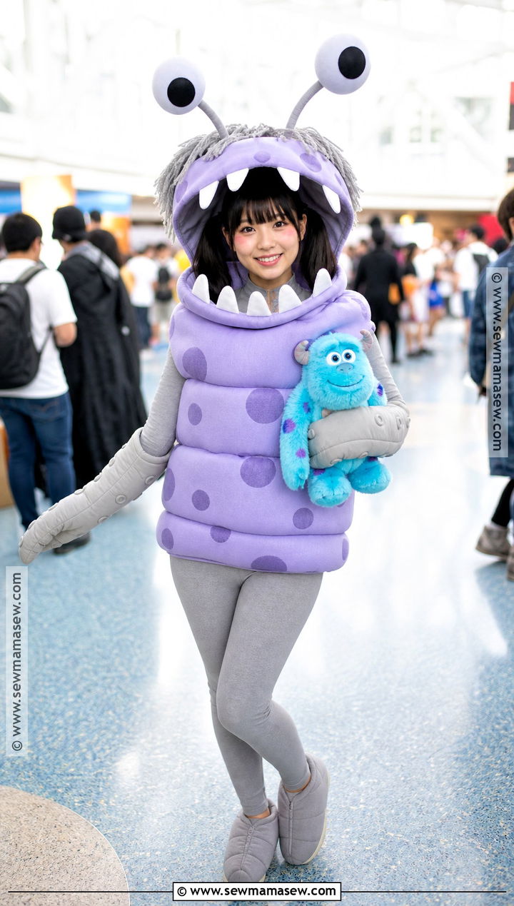 Open Face Boo Monster Disguise Costume - 35 boo monsters inc costume ideas