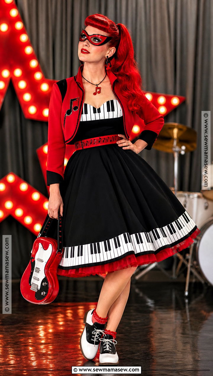 Operetta Cosplay With Rockabilly Dress - 45 monster high cosplay ideas