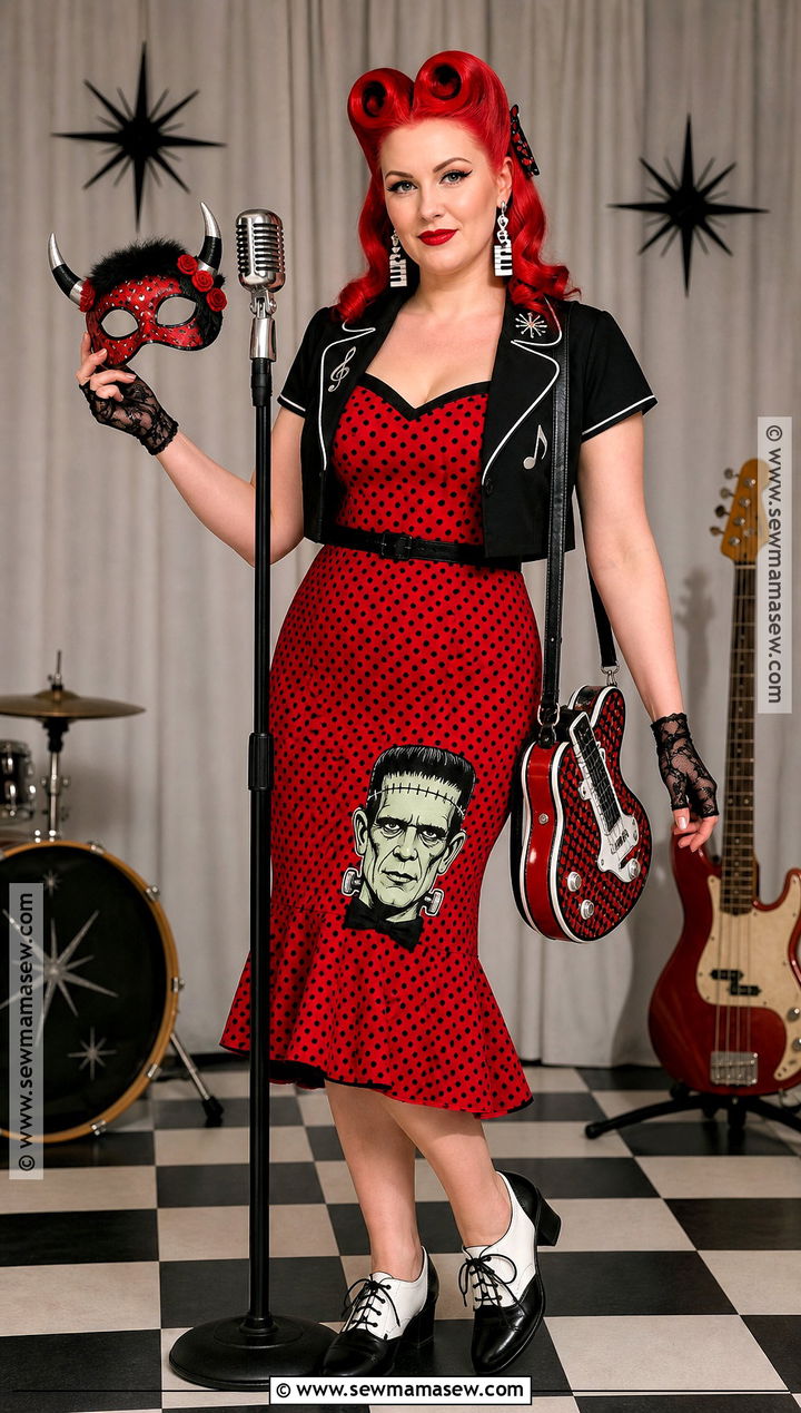 Operetta Costume With Red Polka Dot Dress - 35 monster high characters costumes