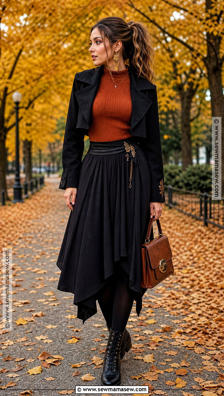Orange And Black Witch Outfit - 35 witch outfit ideas