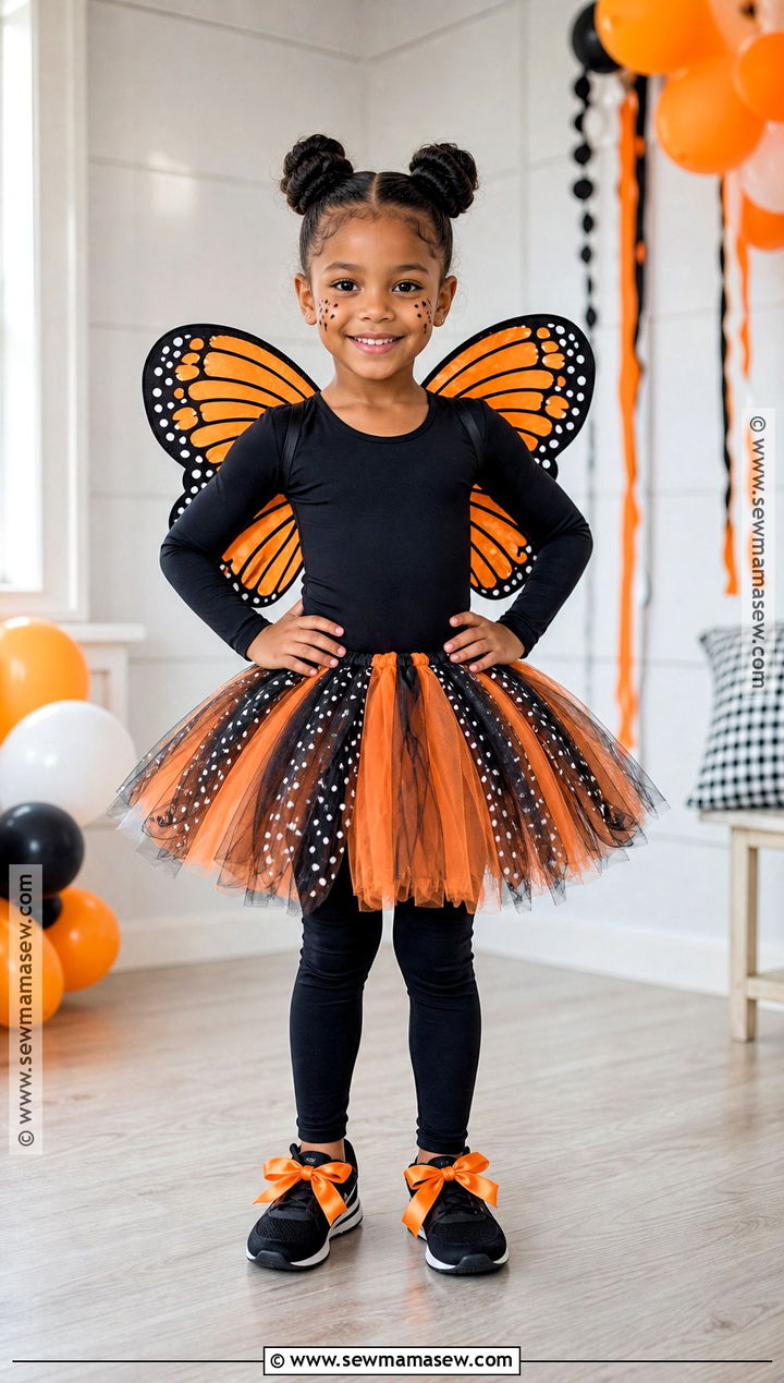Orange Butterfly Tutu Costume For Kids - 35 butterfly costume ideas for kids