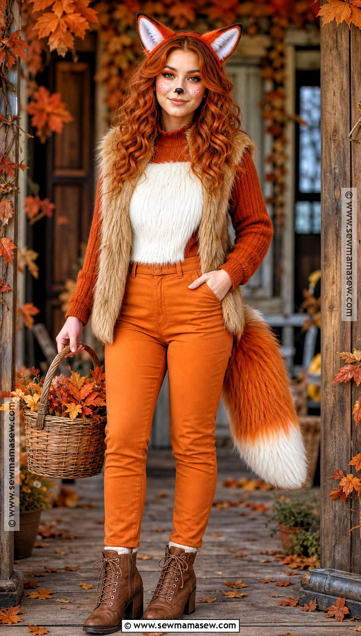 Orange Fox Halloween Costume - 40 costumes halloween