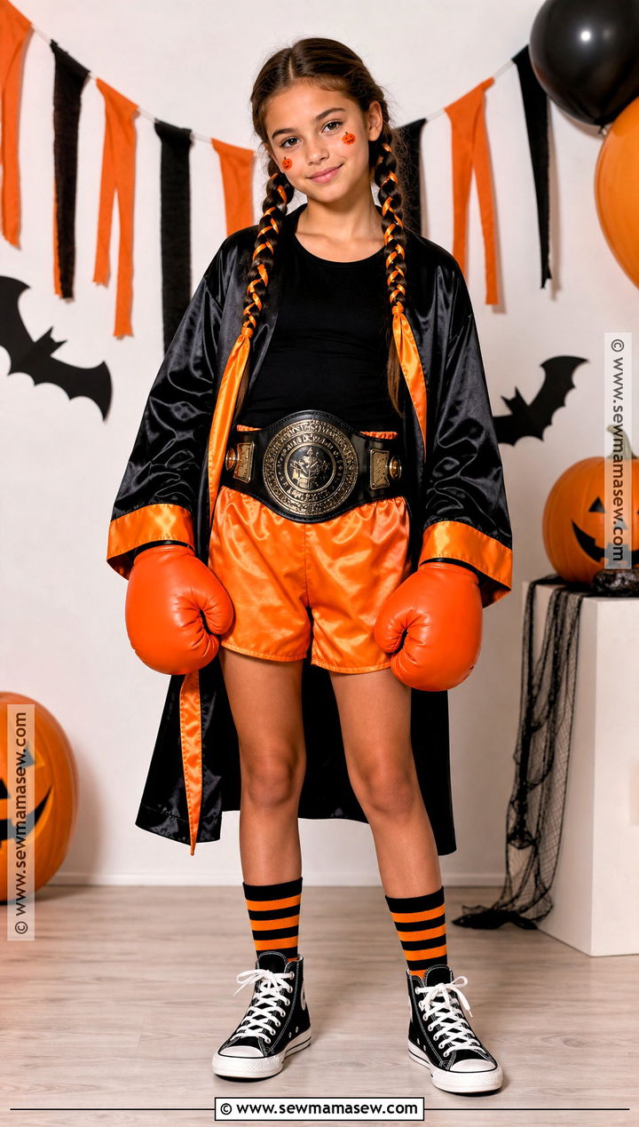 Orange Halloween Boxer Costume - 30 boxer halloween costume ideas for girls