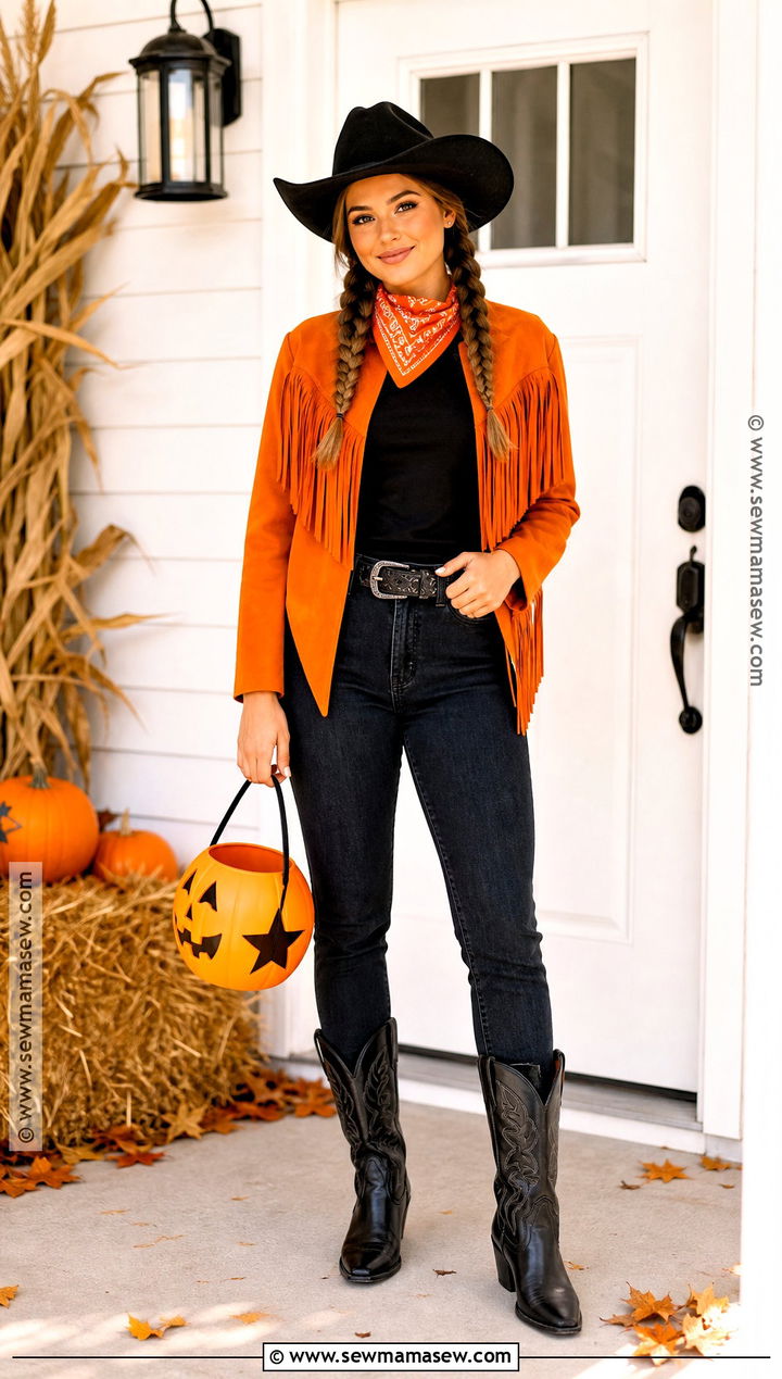 Orange Halloween Cowgirl Outfit - 30 Cow Girl Outfits Ideas Halloween