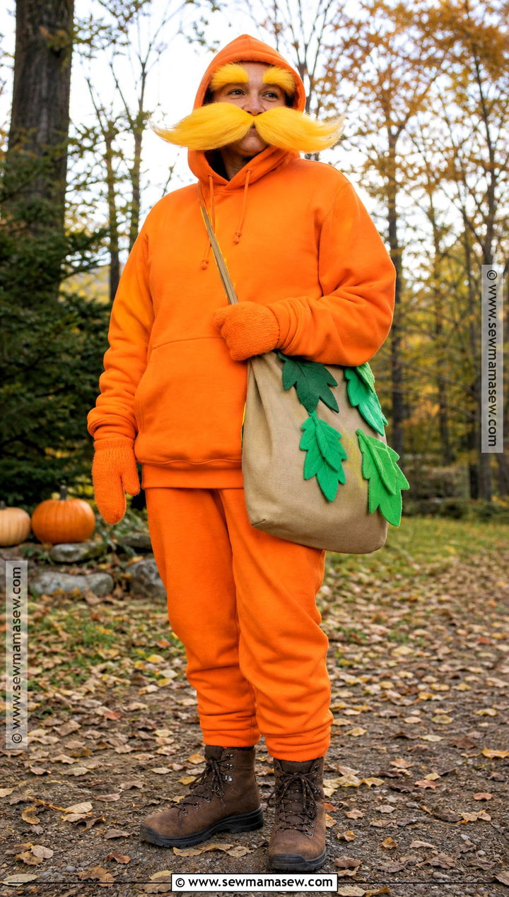 Orange Hoodie Lorax Costume - 50 lorax costume ideas