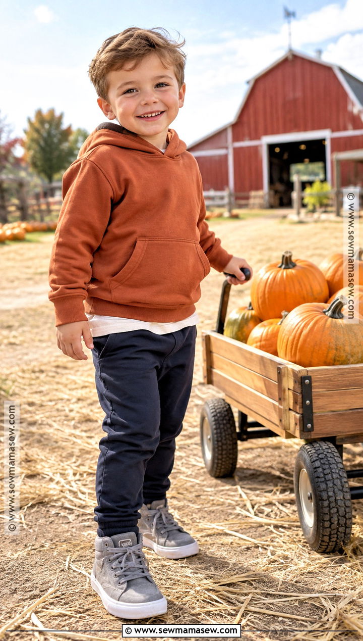 Orange Hoodie Pumpkin Patch Toddler Outfit - 20 Pumpkin Patch Toddler Outfit Ideas for Boys