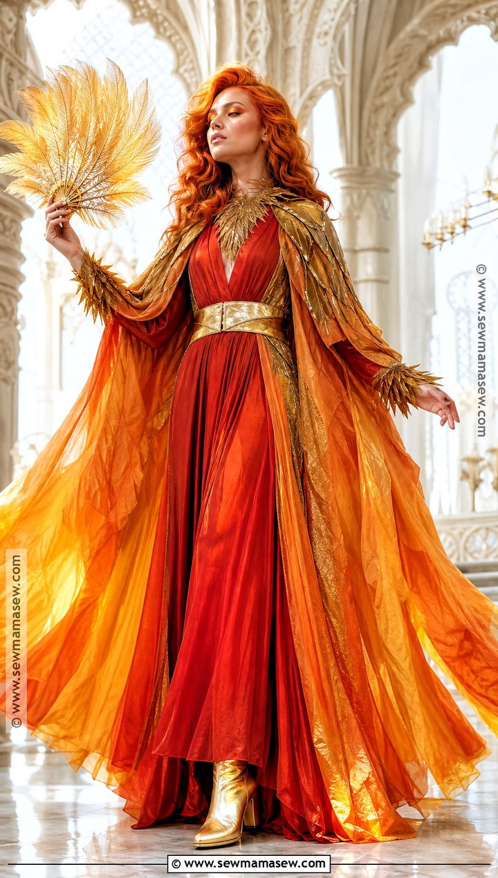 Orange Phoenix Costume - 30 orange hair costume ideas