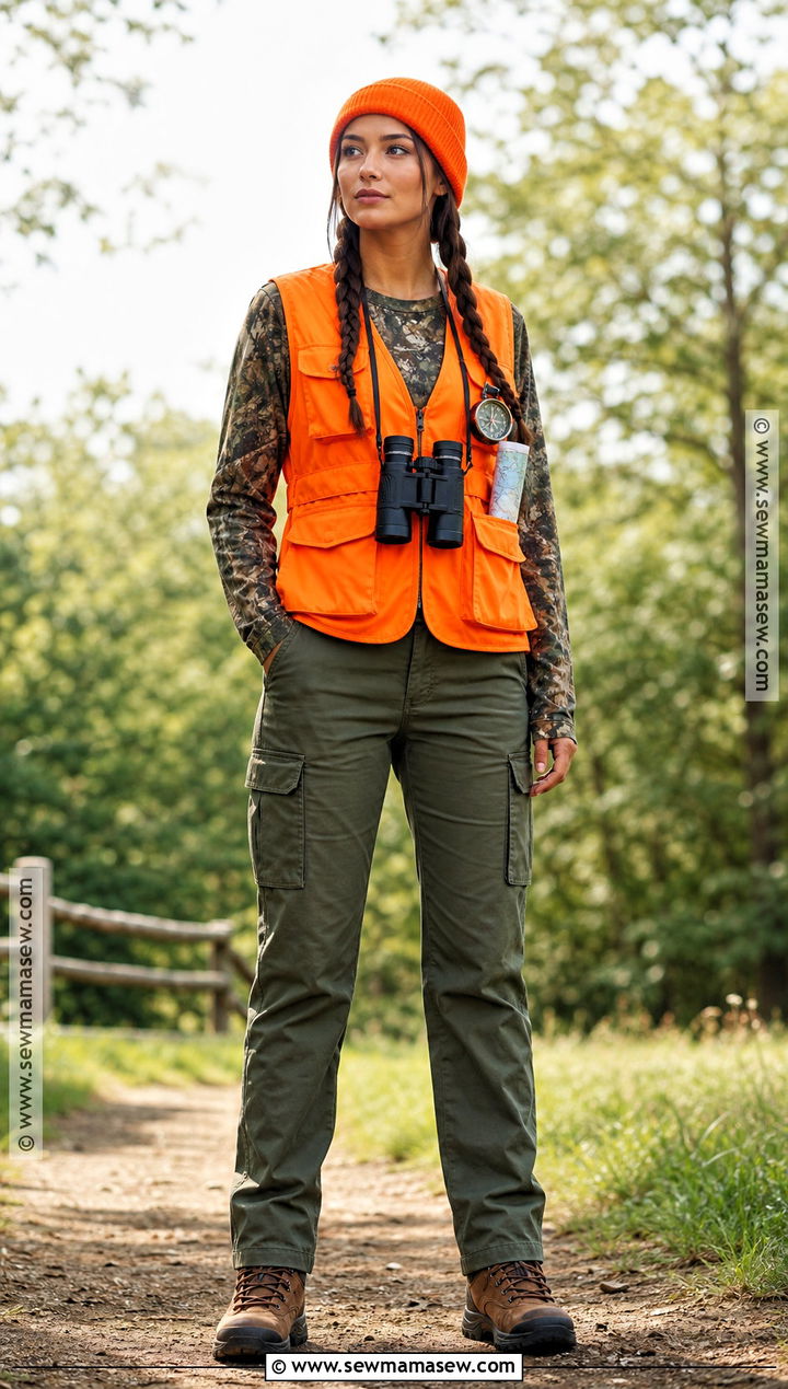 Orange Safety Hunter Costume - 30 hunter costume ideas for women
