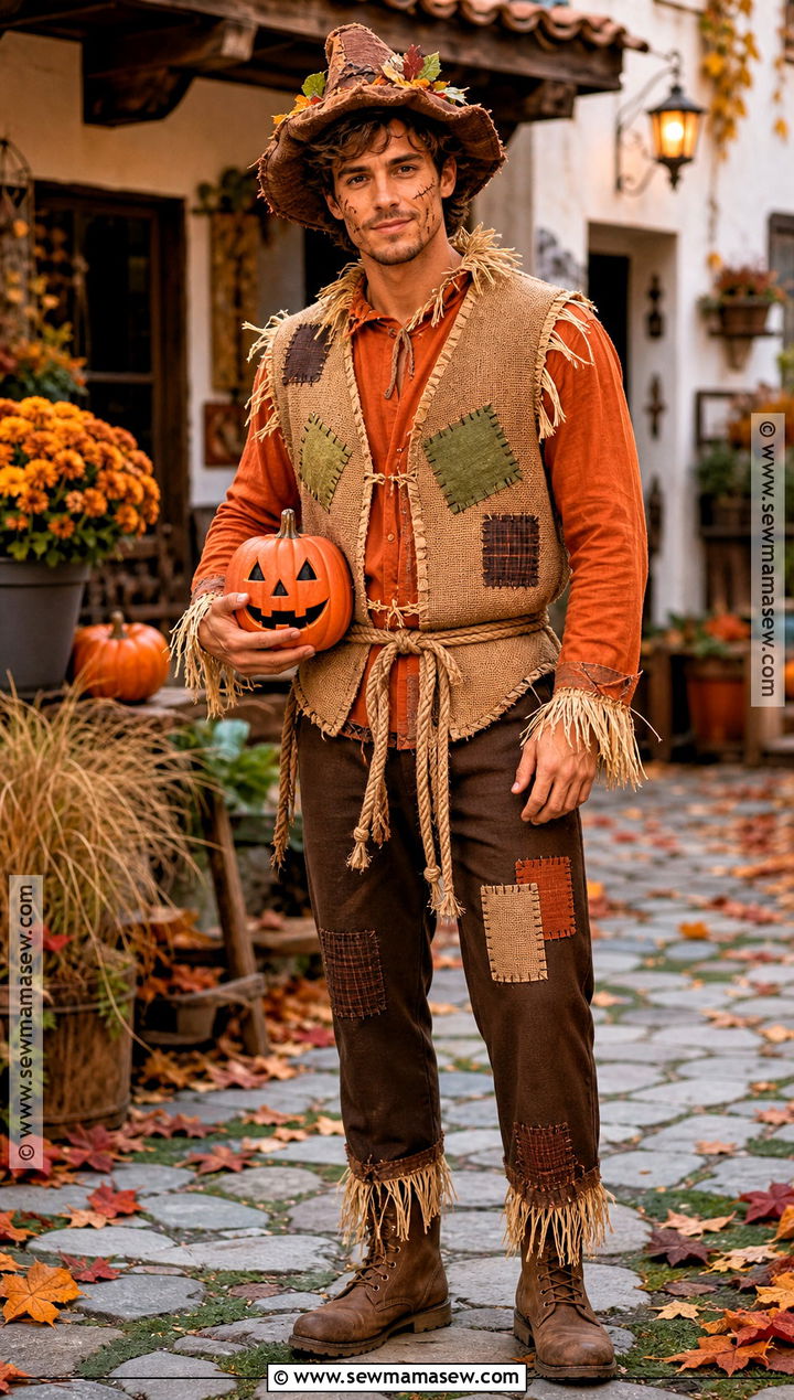 Orange Scarecrow Costume - 30 Scarecrow Costume Ideas for Men