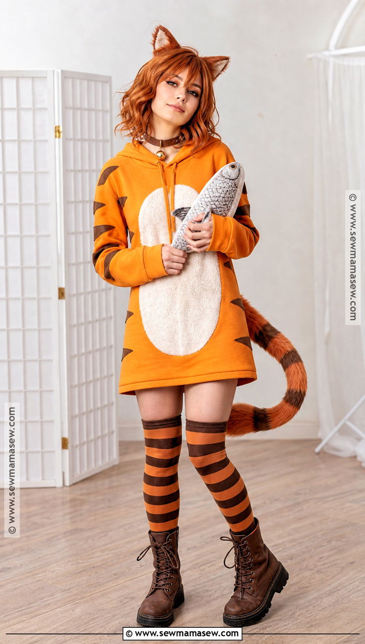 Orange Tabby Cat Cosplay - 35 cat cosplay ideas