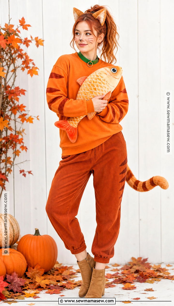 Orange Tabby Cat Costume - 30 easy cat costume ideas