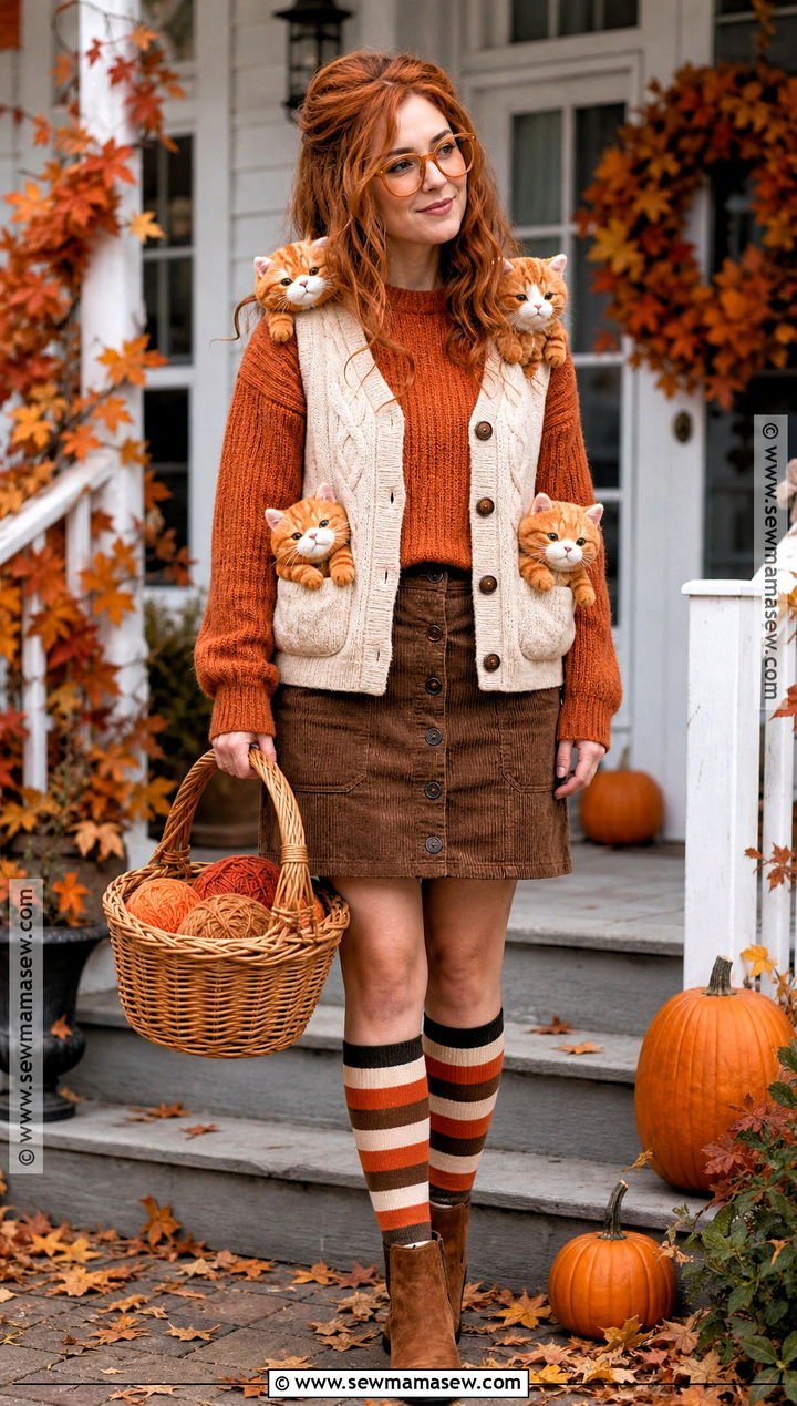 Orange Tabby Crazy Cat Lady Costume - 35 crazy cat lady costume ideas