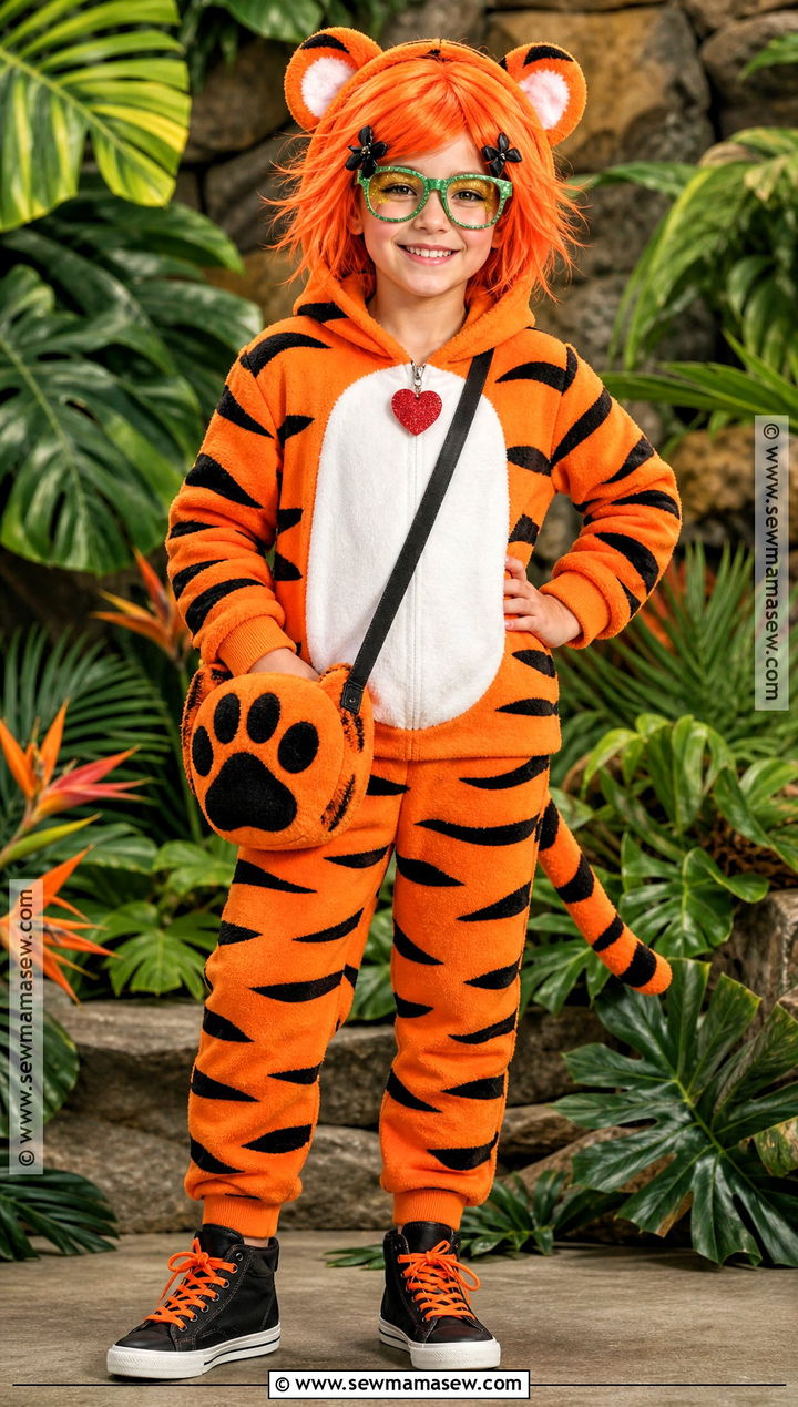 Orange Tiger Beanie Boo Costume - 30 beanie boo costume ideas
