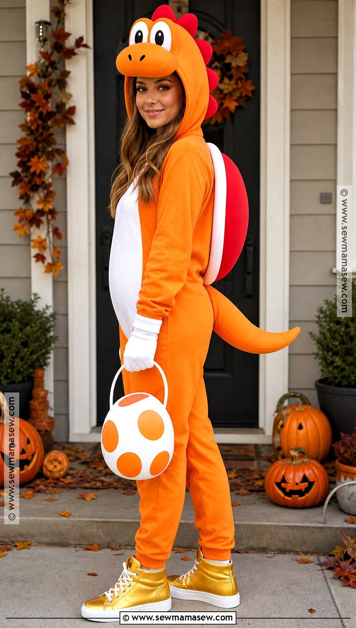 Orange Yoshi Costume - 35 yoshi costume ideas