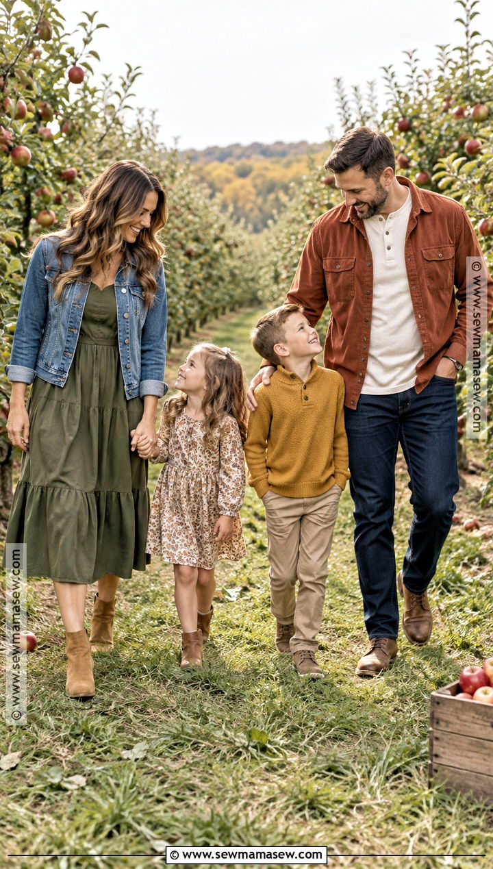 Orchard September Family Photo Outfits - 20 family photo outfits september