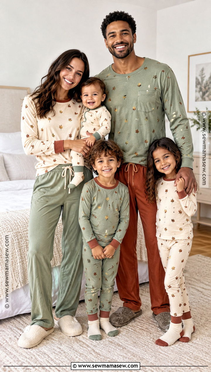Organic Cotton Thanksgiving Family Pajamas - 15 thanksgiving pajamas for family