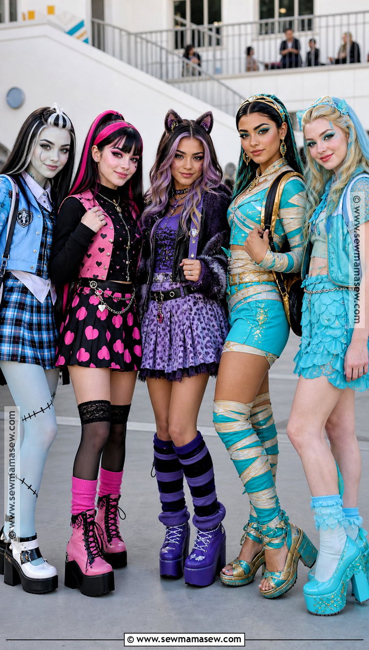 Original Monster High Group Costume - 35 Monster High Group Costume Ideas