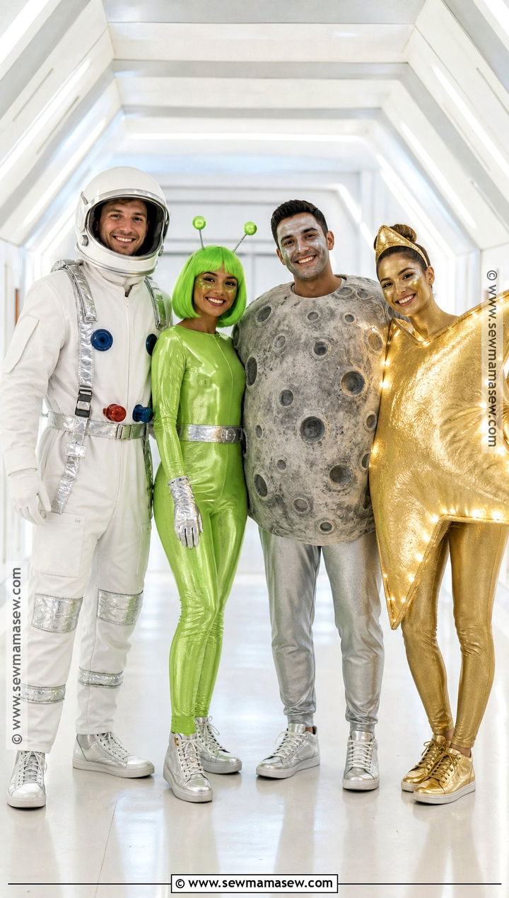 Outer Space Family Costume - 35 family costumes for four