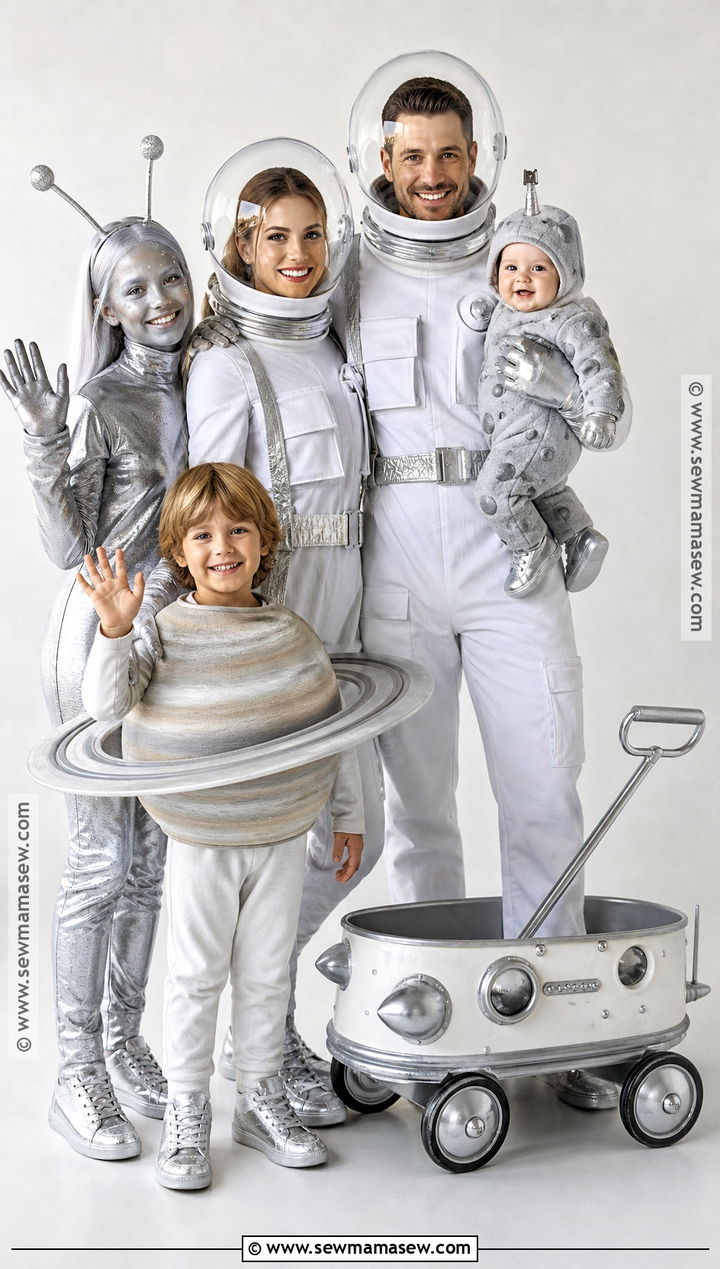 Outer Space Family Costume - 45 family costume ideas