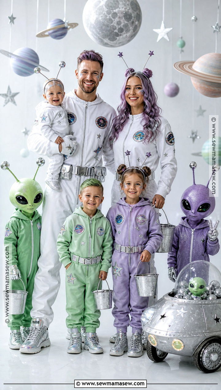 Outer Space Family Costume - 45 family costumes