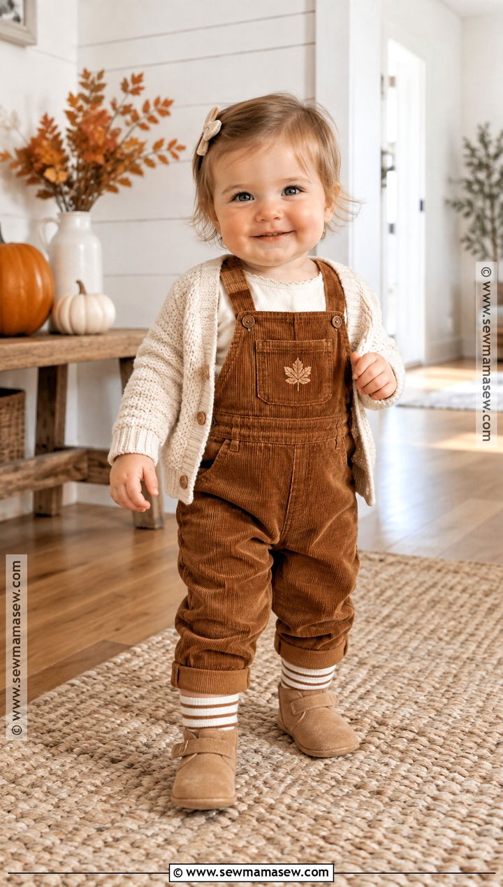 Overalls And Bodysuit Thanksgiving Baby Outfit - 15 thanksgiving baby outfits