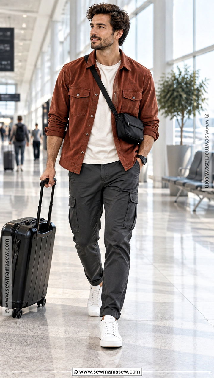 Overshirt And Cargo Pants Fall Outfit - 15 fall outfits 2026 for men