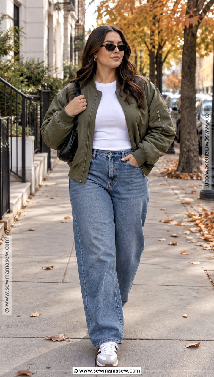 Oversized Bomber Jacket Fall Streetwear Outfit - 15 fall streetwear ideas 2026